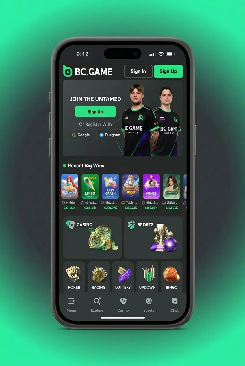 BC Game APK installatie stappen op Android