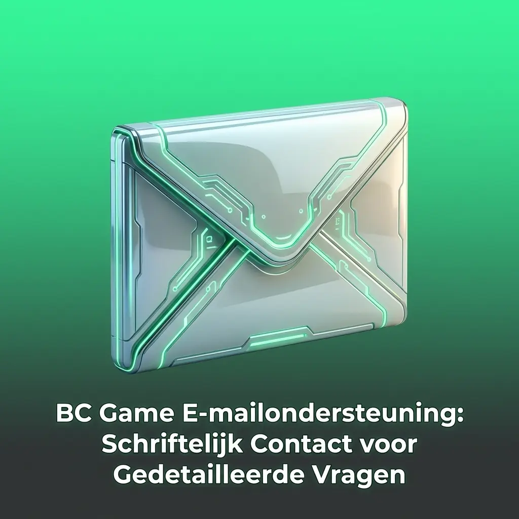 BC Game e-mailondersteuning voor schriftelijk contact