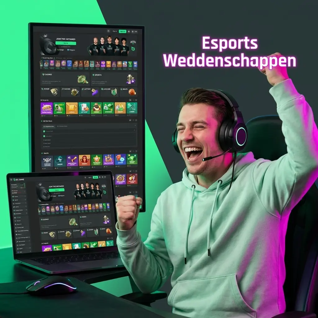 Esports weddenschappen CS2 League of Legends Dota 2 bij BC Game
