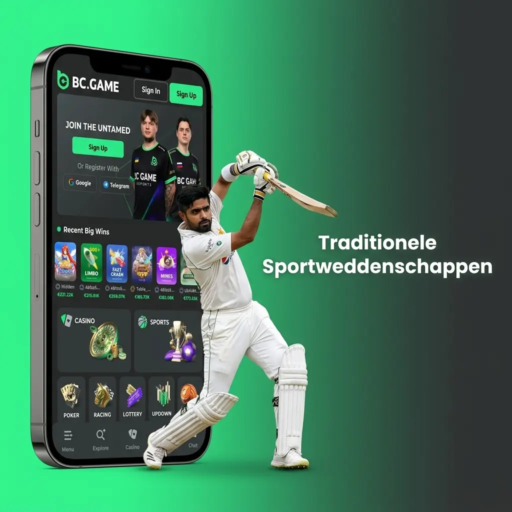 Traditionele sportweddenschappen bij BC Game