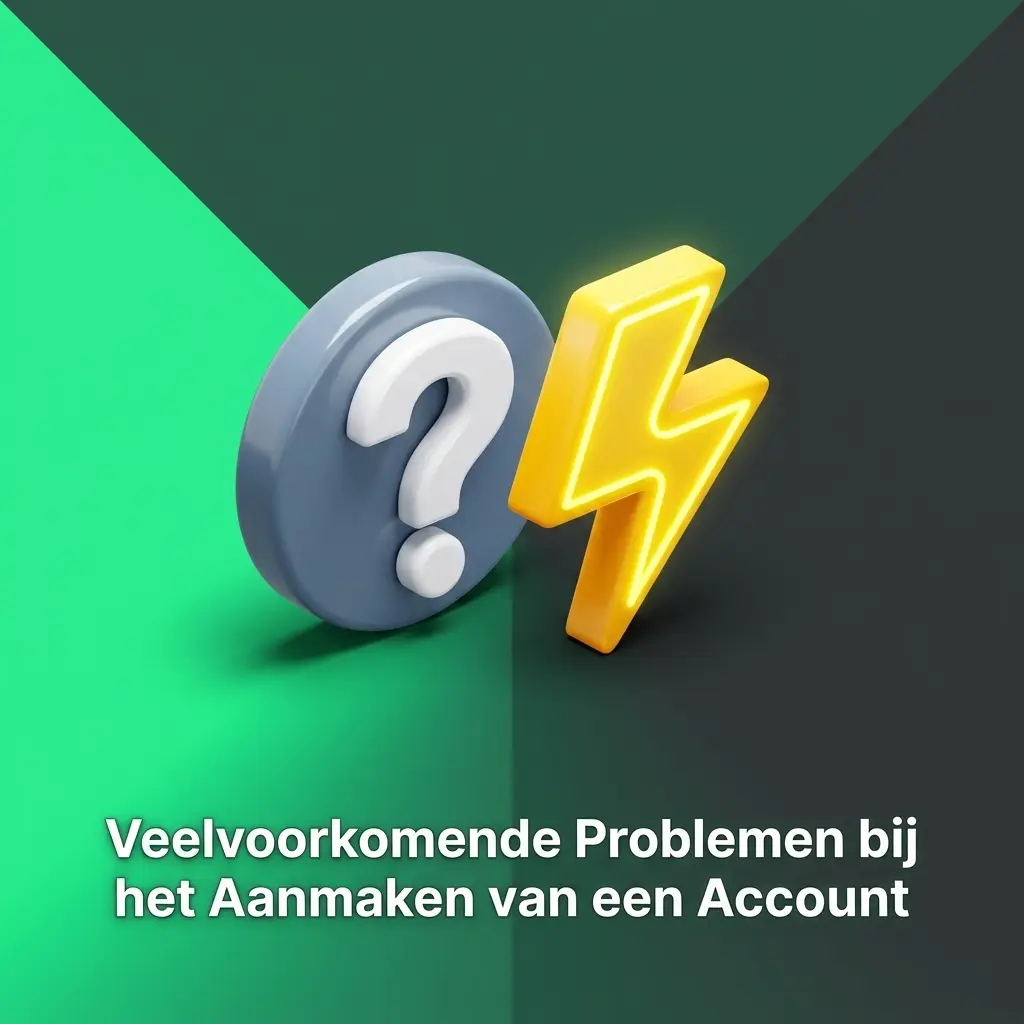 Veelvoorkomende problemen bij het aanmaken van een account