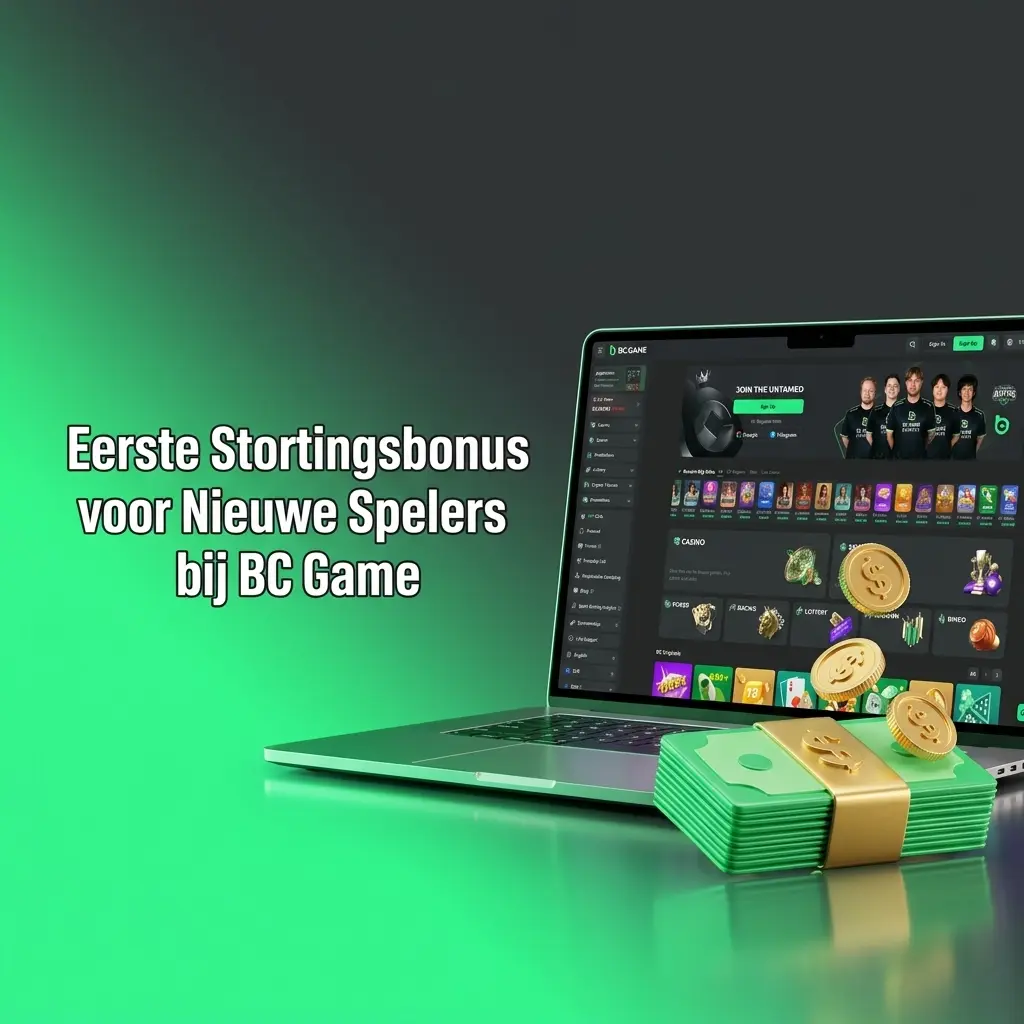 Eerste stortingsbonus bij BC Game voor nieuwe spelers