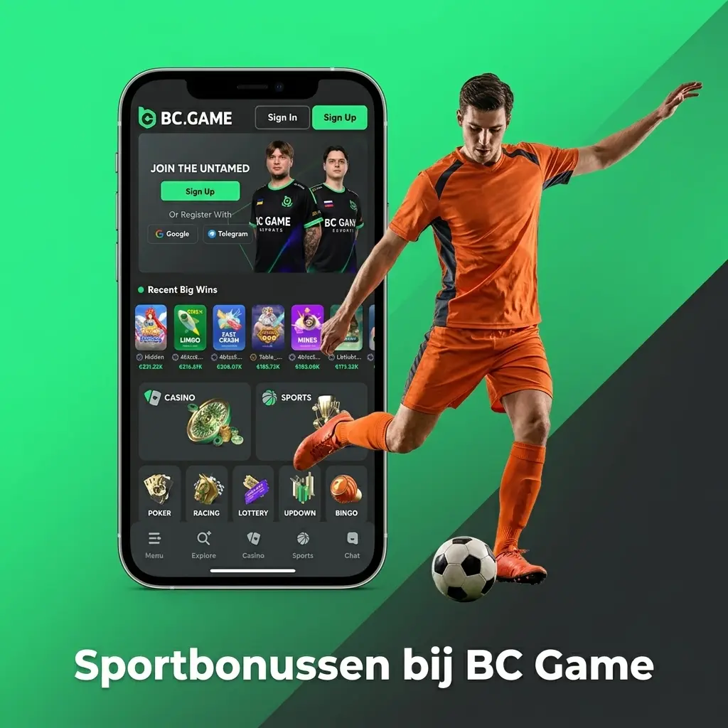 Sportbonussen bij BC Game sportsboek