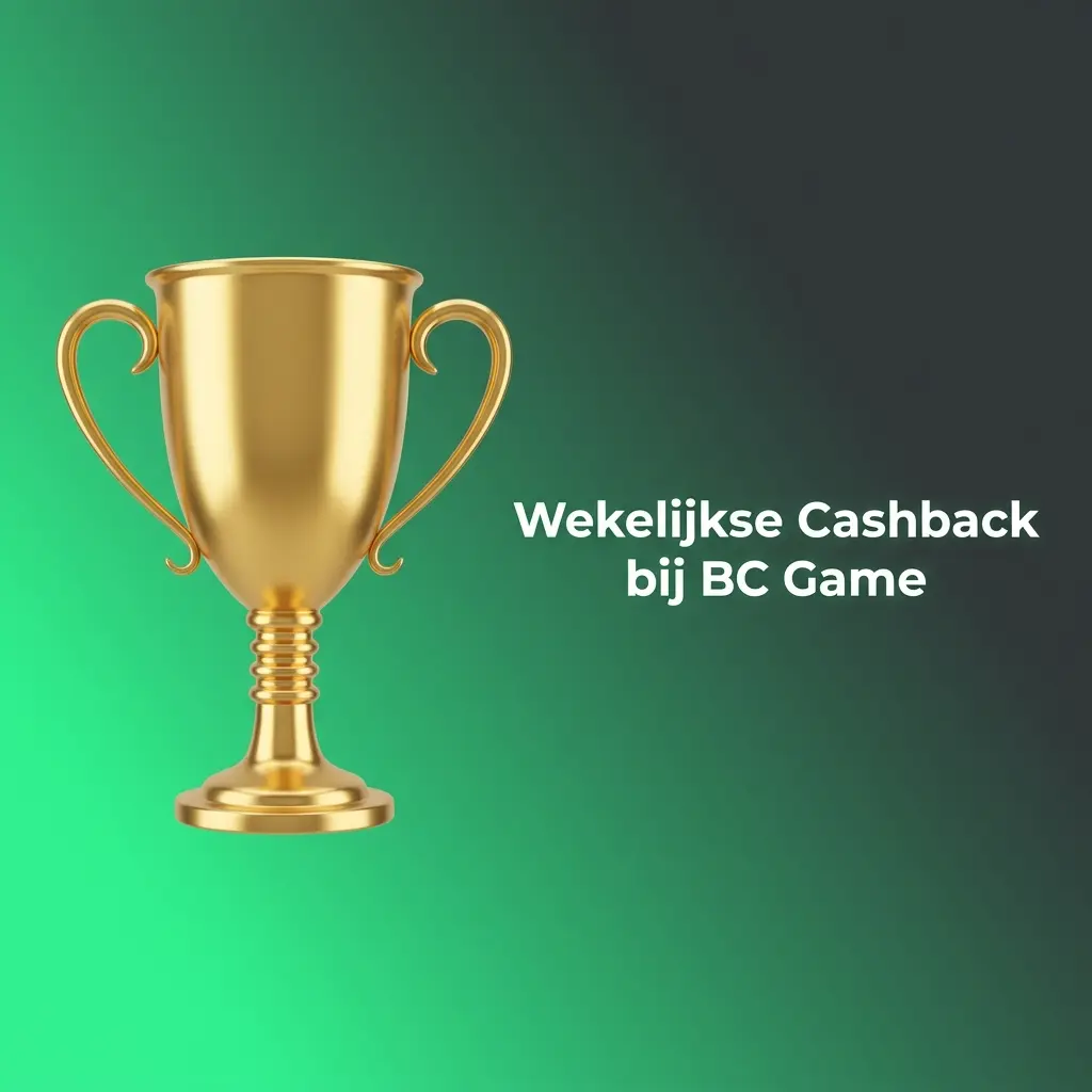 Wekelijkse cashback overzicht bij BC Game